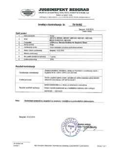 Strana 2: Izveštaj o kontrolisanju br. 79-19-002, Jugoinspekt Beograd, 18. februar 2019.